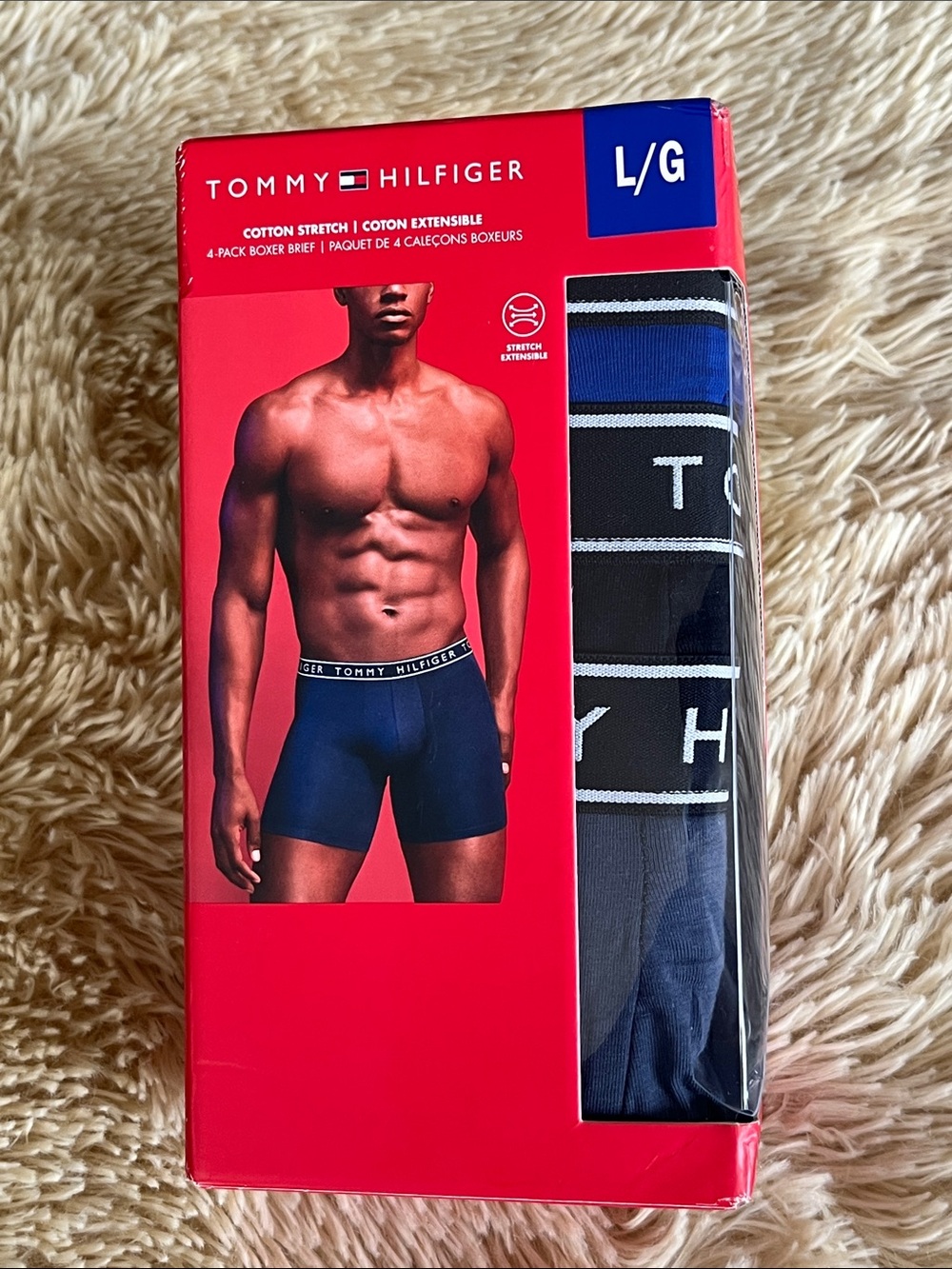 Tommy Hilfiger Men's Cotton Stretch Boxer Brief